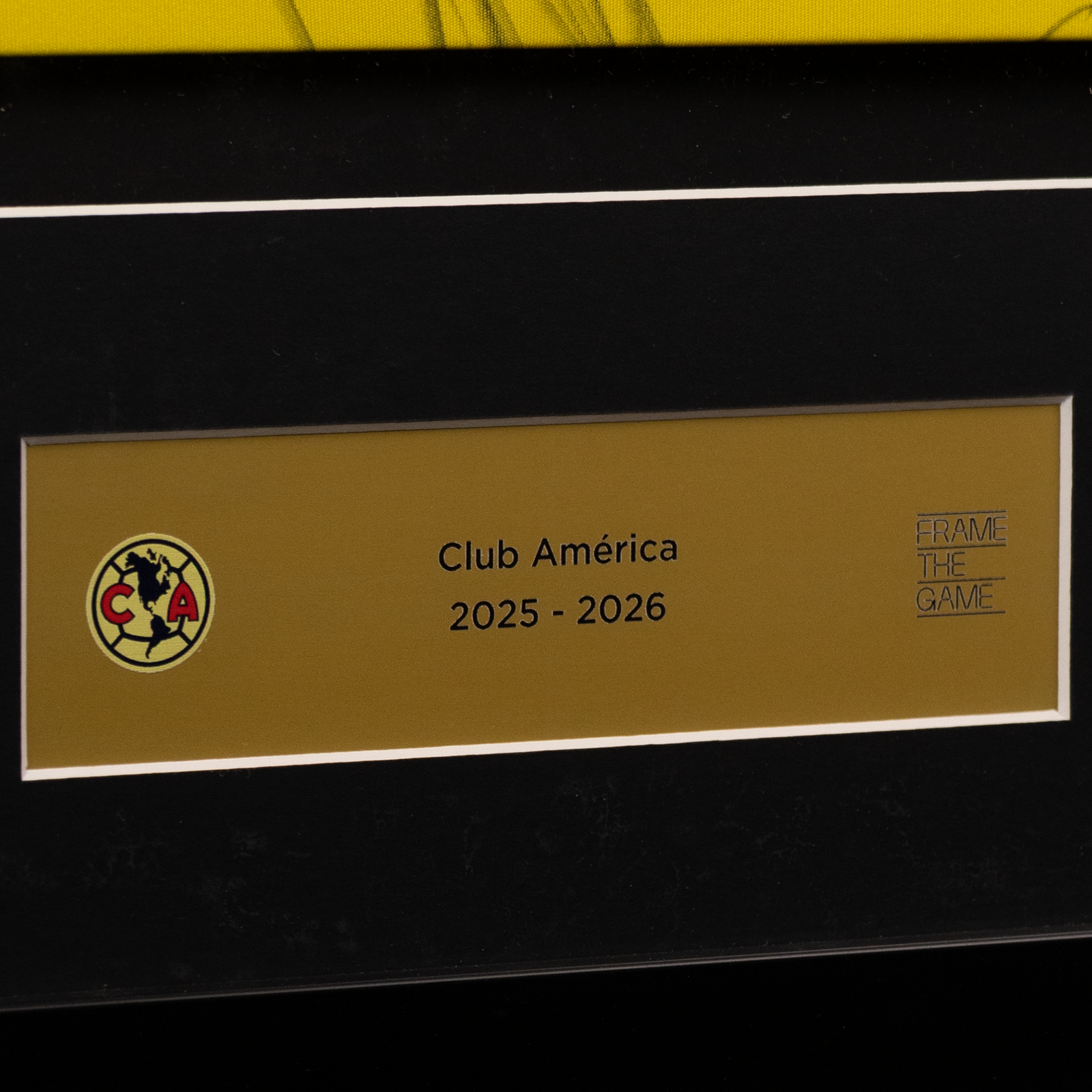 Framed Squad Signed Shirt | Club América