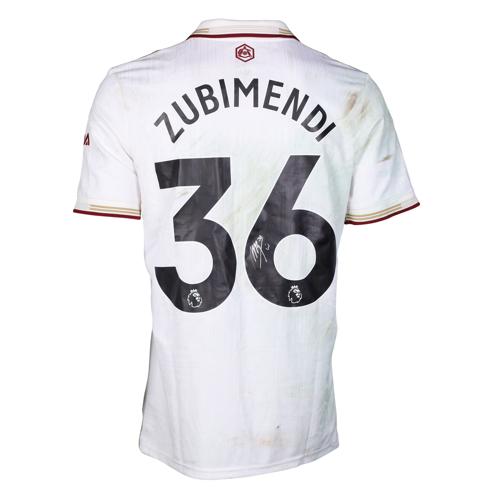 Martín Zubimendi | Burnley - Arsenal | MatchWornShirt