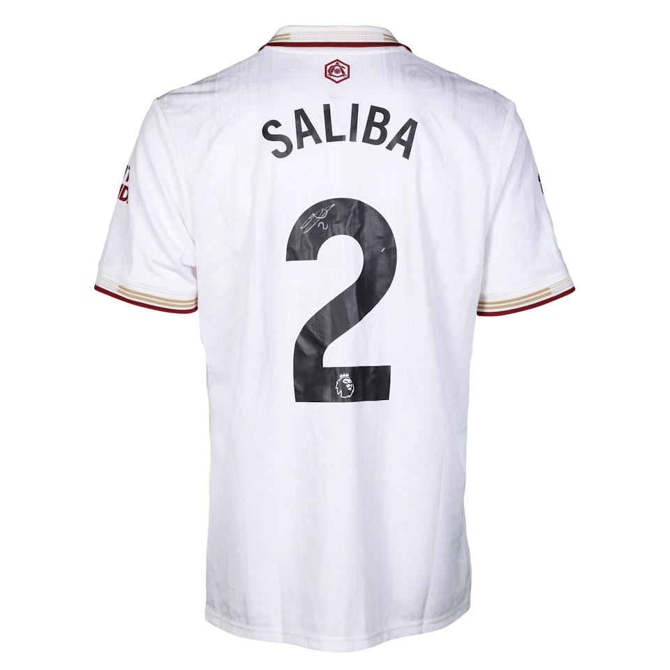 William Saliba Arsenal shirt
