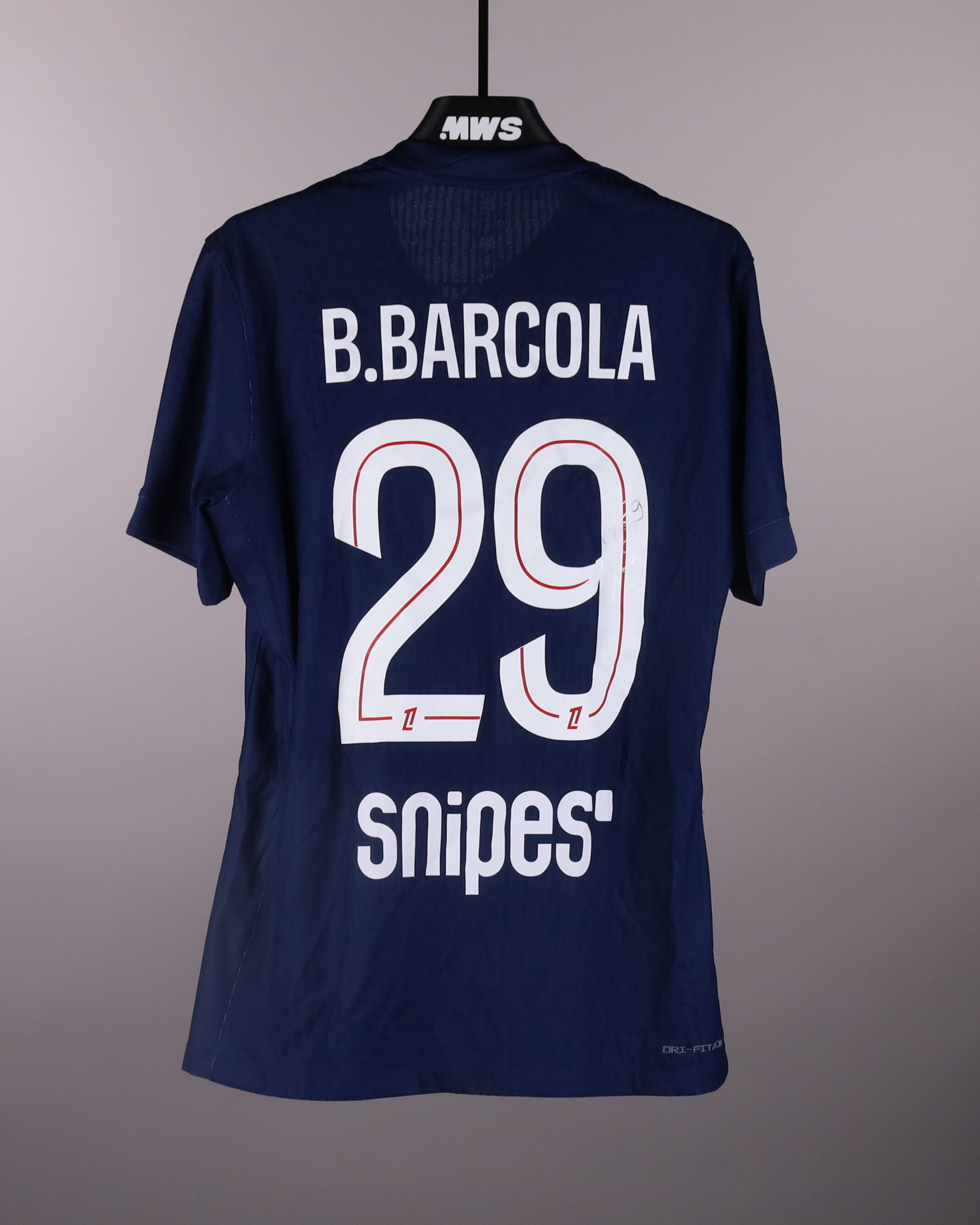 Bradley Barcola Paris Saint-Germain shirt