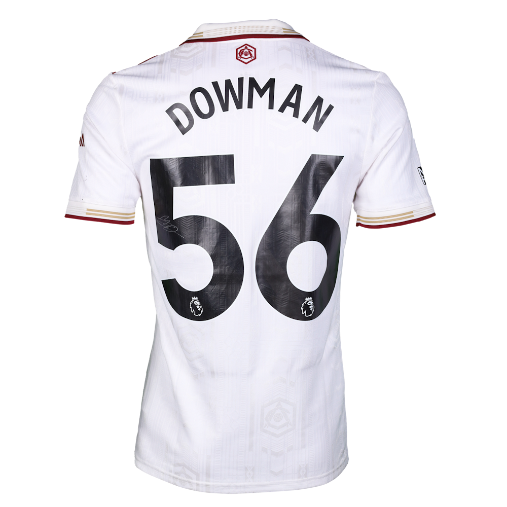 Max Dowman | Burnley - Arsenal | MatchWornShirt