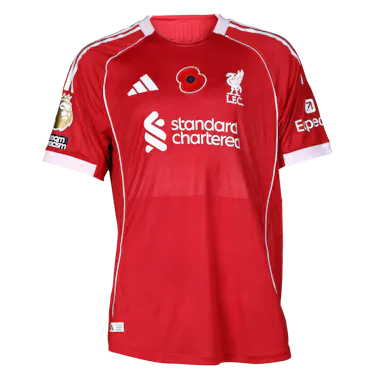 来自Liverpool的Virgil van Dijk球衣