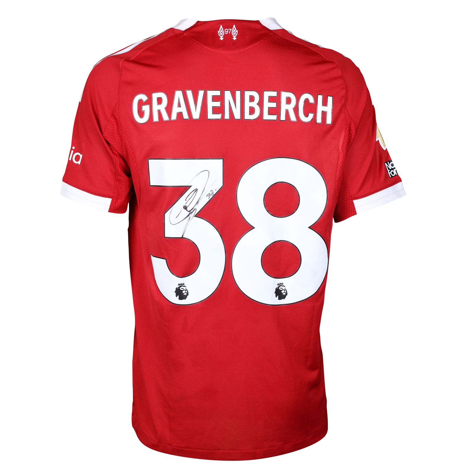 Ryan Gravenberch | Liverpool - Aston Villa | MatchWornShirt