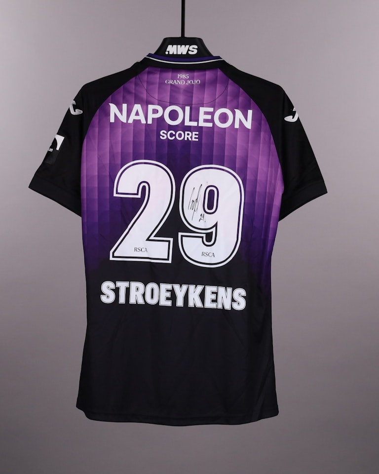 Mario Stroeykens RSC Anderlecht shirt