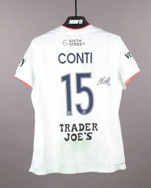 Caroline Conti Bay FC jersey