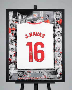 Jesús Navas Limited Edition Framed Shirt 8 