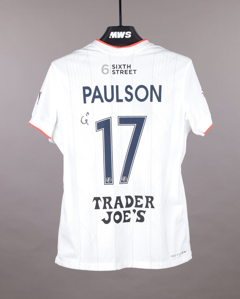 Catherine Paulson Bay FC shirt