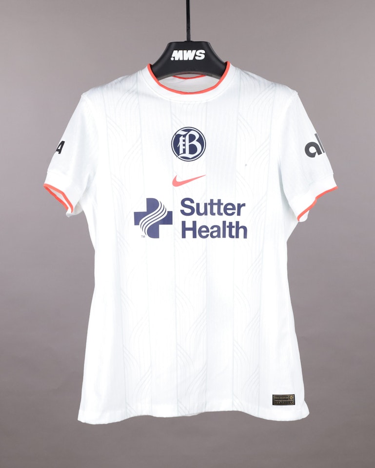 Catherine Paulson Bay FC shirt