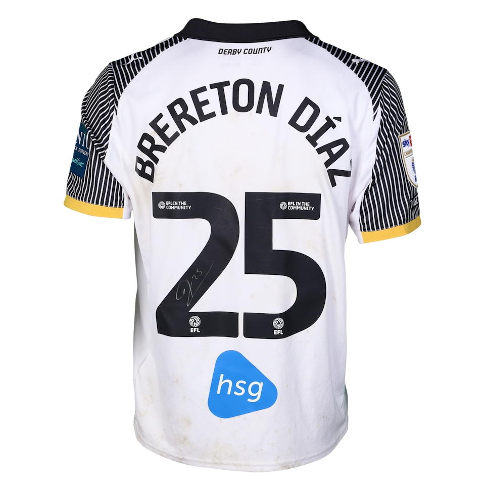 Ben Brereton-Diaz Derby County shirt