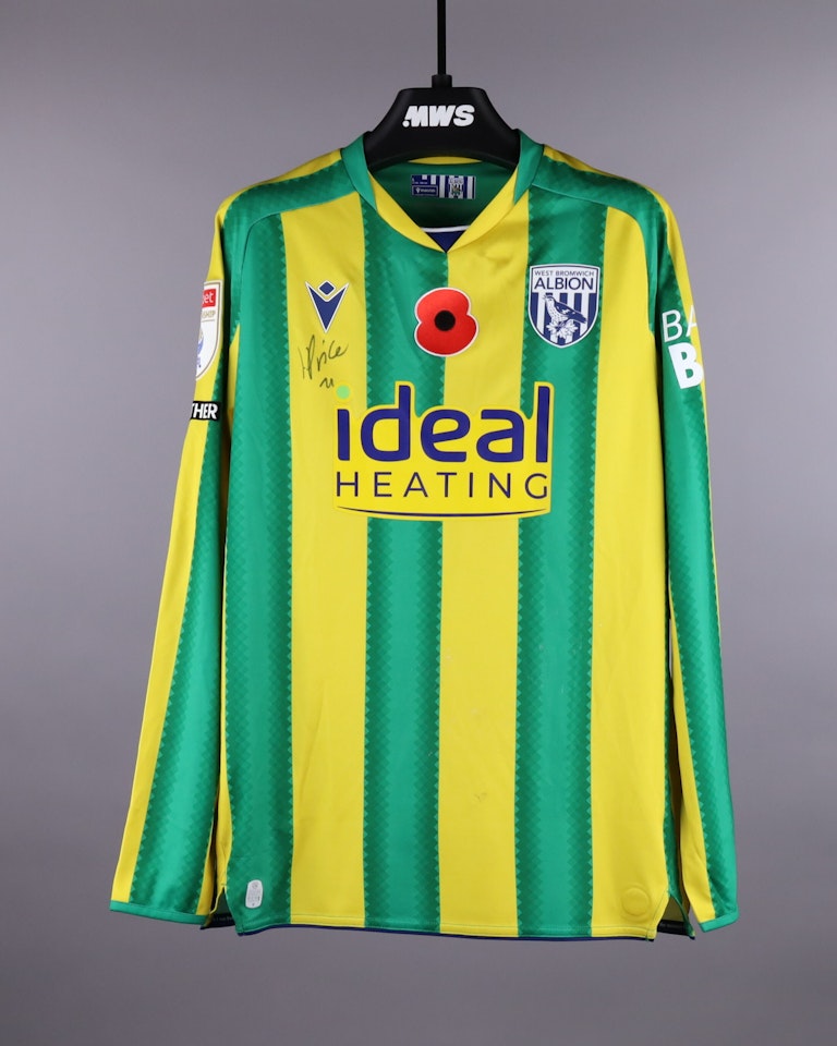 Isaac Price West Bromwich Albion shirt