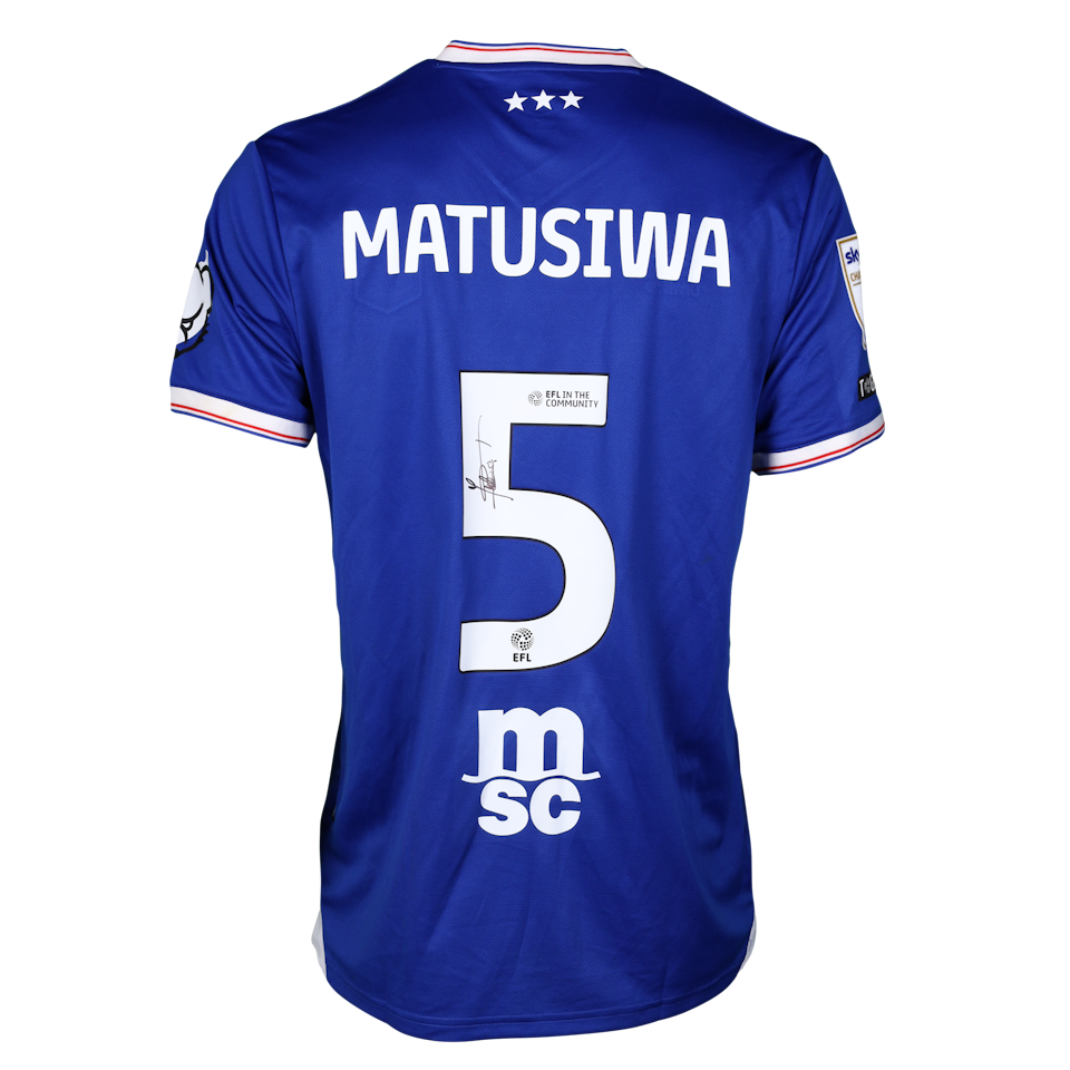 Azor Matusiwa Ipswich Town shirt