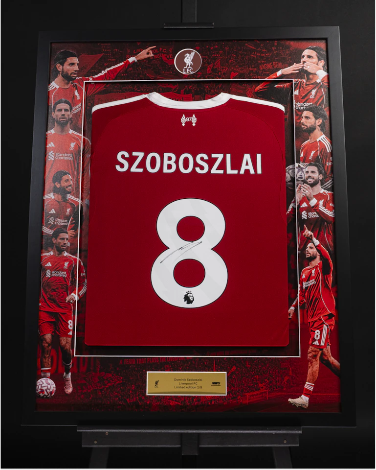 Limited Edition Framed Dominik Szoboszlai Shirt - 2