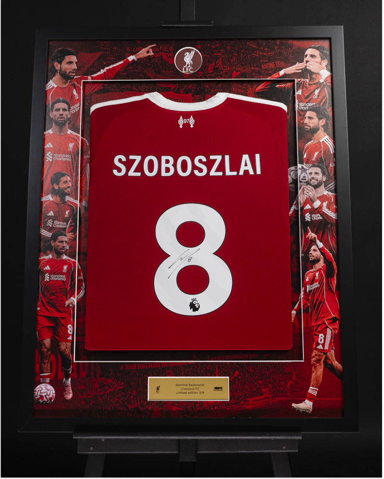 Limited Edition Framed Dominik Szoboszlai Shirt - 3