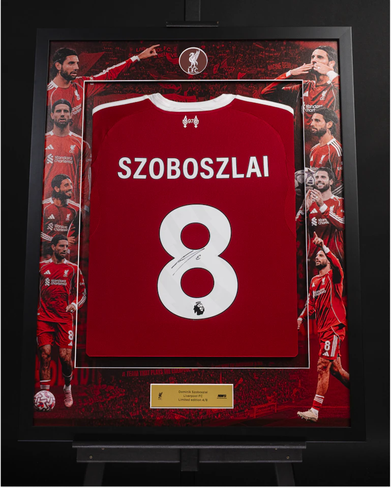 Limited Edition Framed Dominik Szoboszlai Shirt - 4