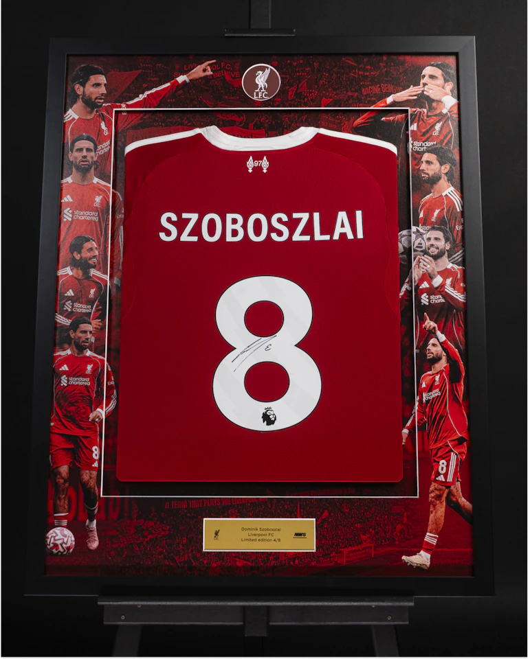 Limited Edition Framed Dominik Szoboszlai Shirt - 4
