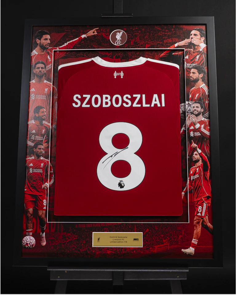 Limited Edition Framed Dominik Szoboszlai Shirt - 7