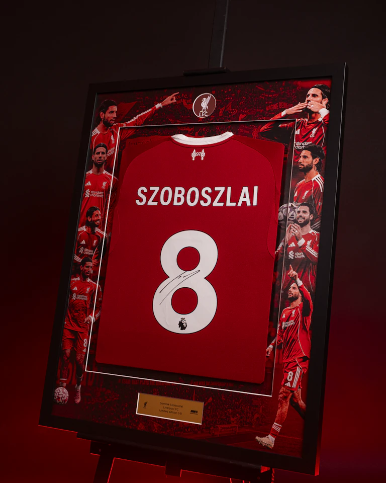 Limited Edition Framed Dominik Szoboszlai Shirt - 8