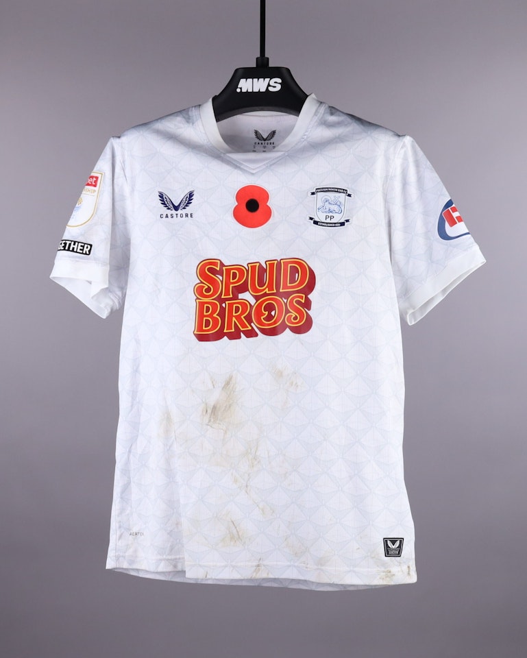 Andrew Hughes Preston North End shirt