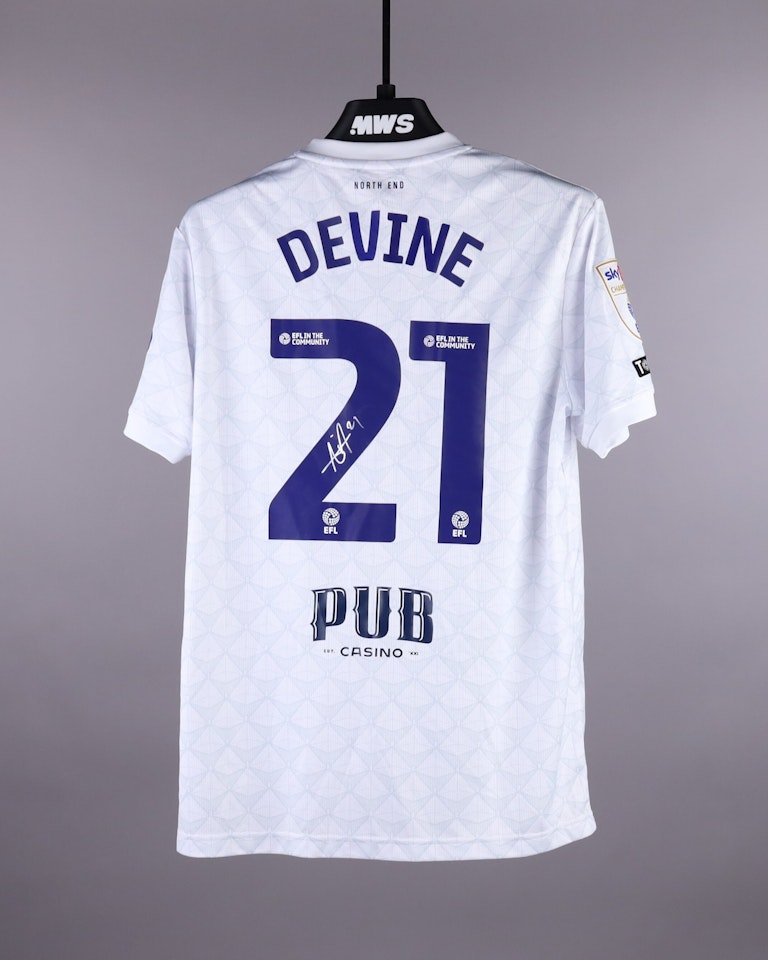 Alfie Devine Preston North End shirt
