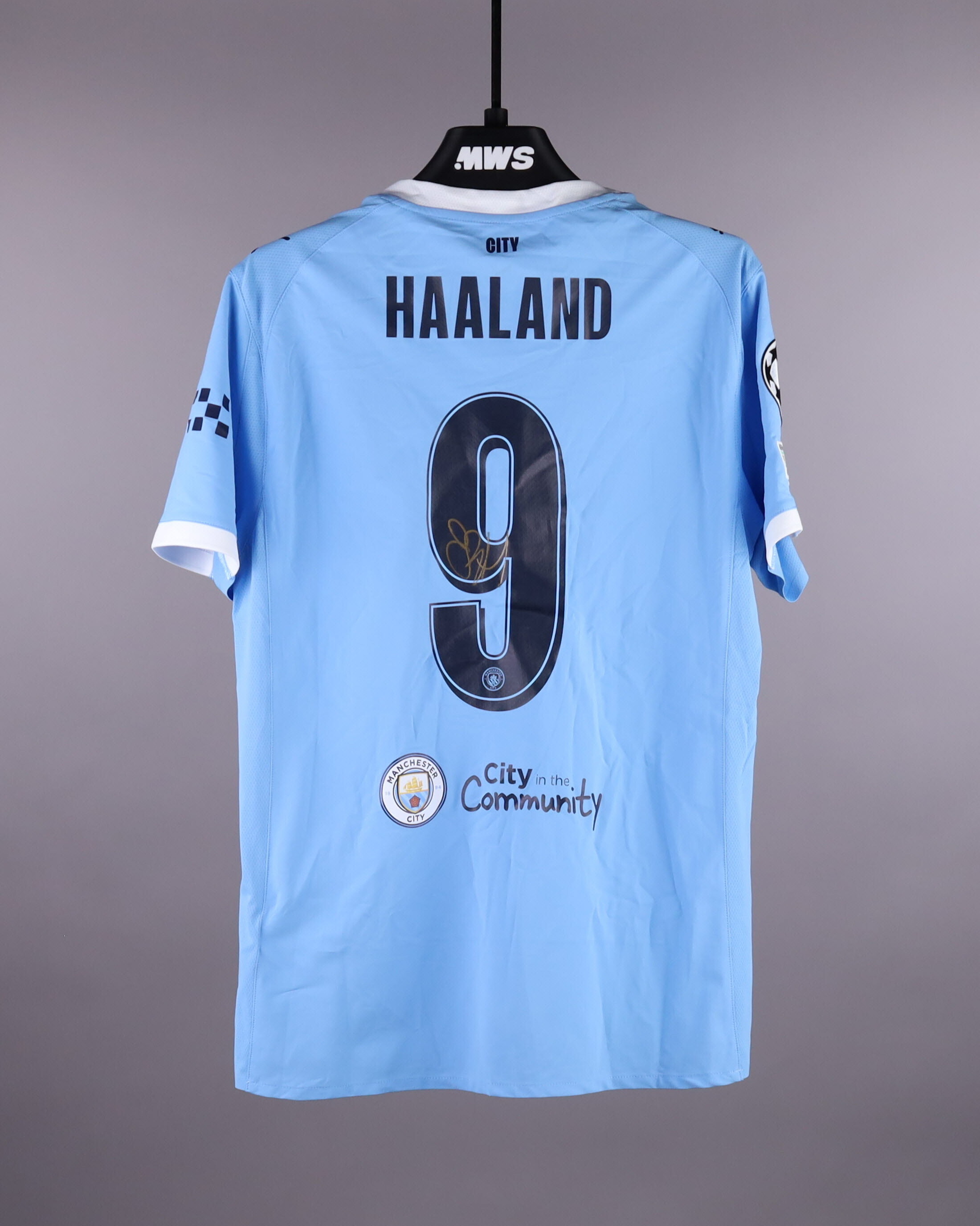 Erling Haaland | Manchester City - Borussia Dortmund | MatchWornShirt