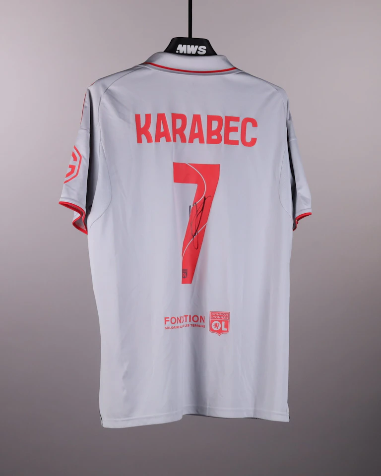 Adam Karabec Olympique Lyonnais jersey