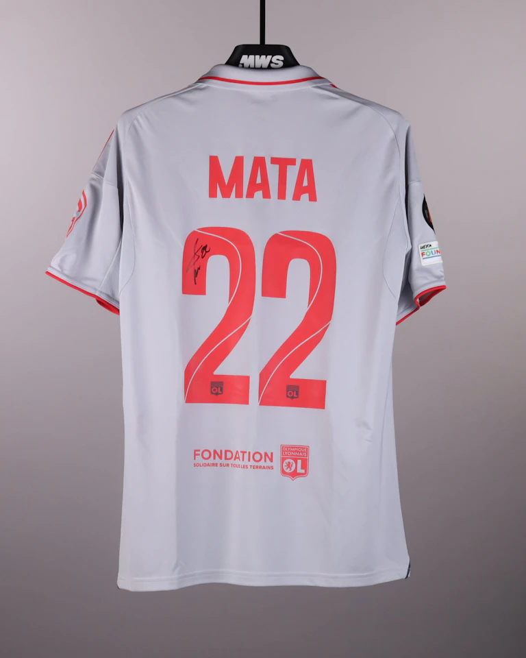 Clinton Mata Olympique Lyonnais shirt