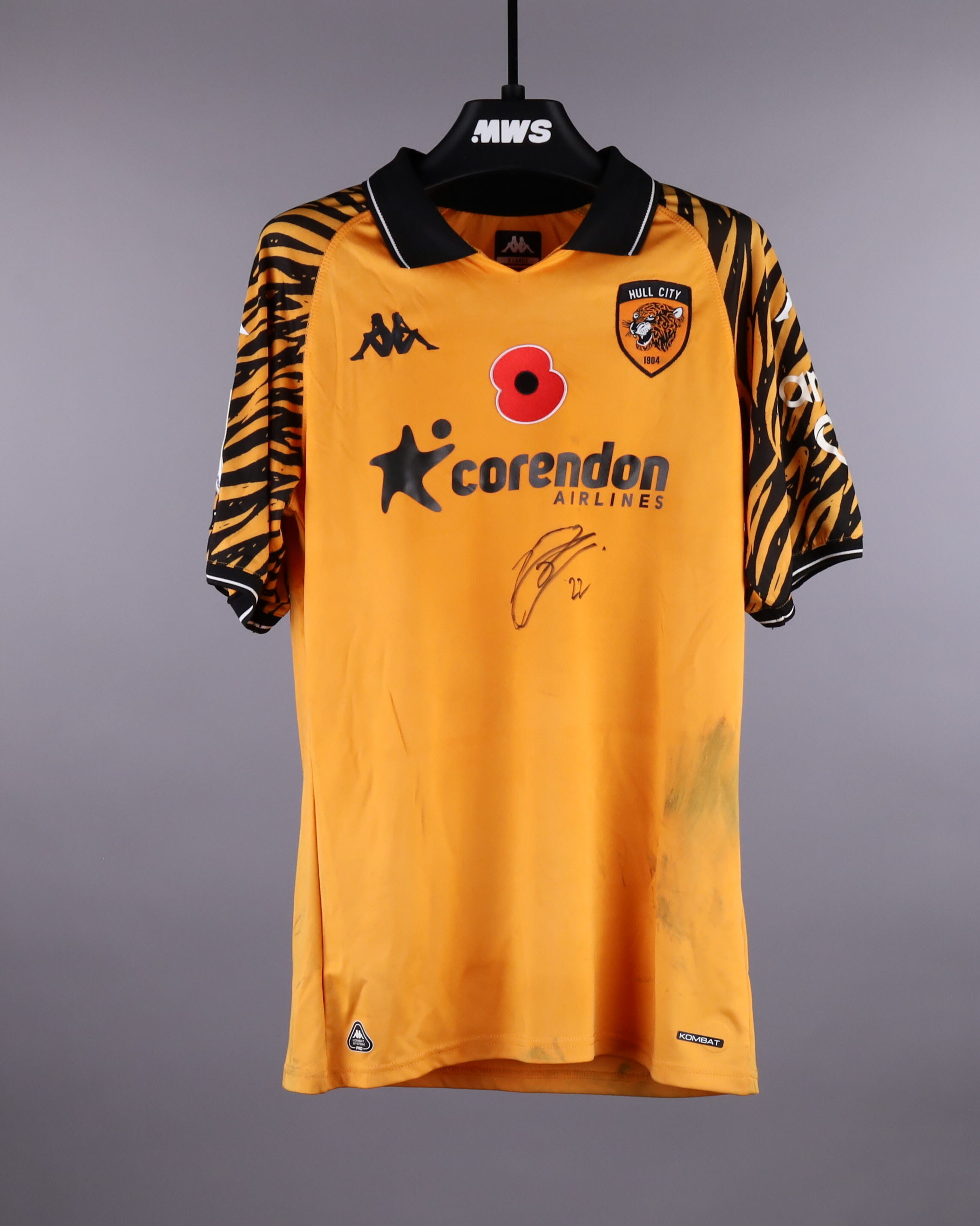 Official Hull City Soccer Game-Worn Jerseys Auctions - MatchWornShirt
