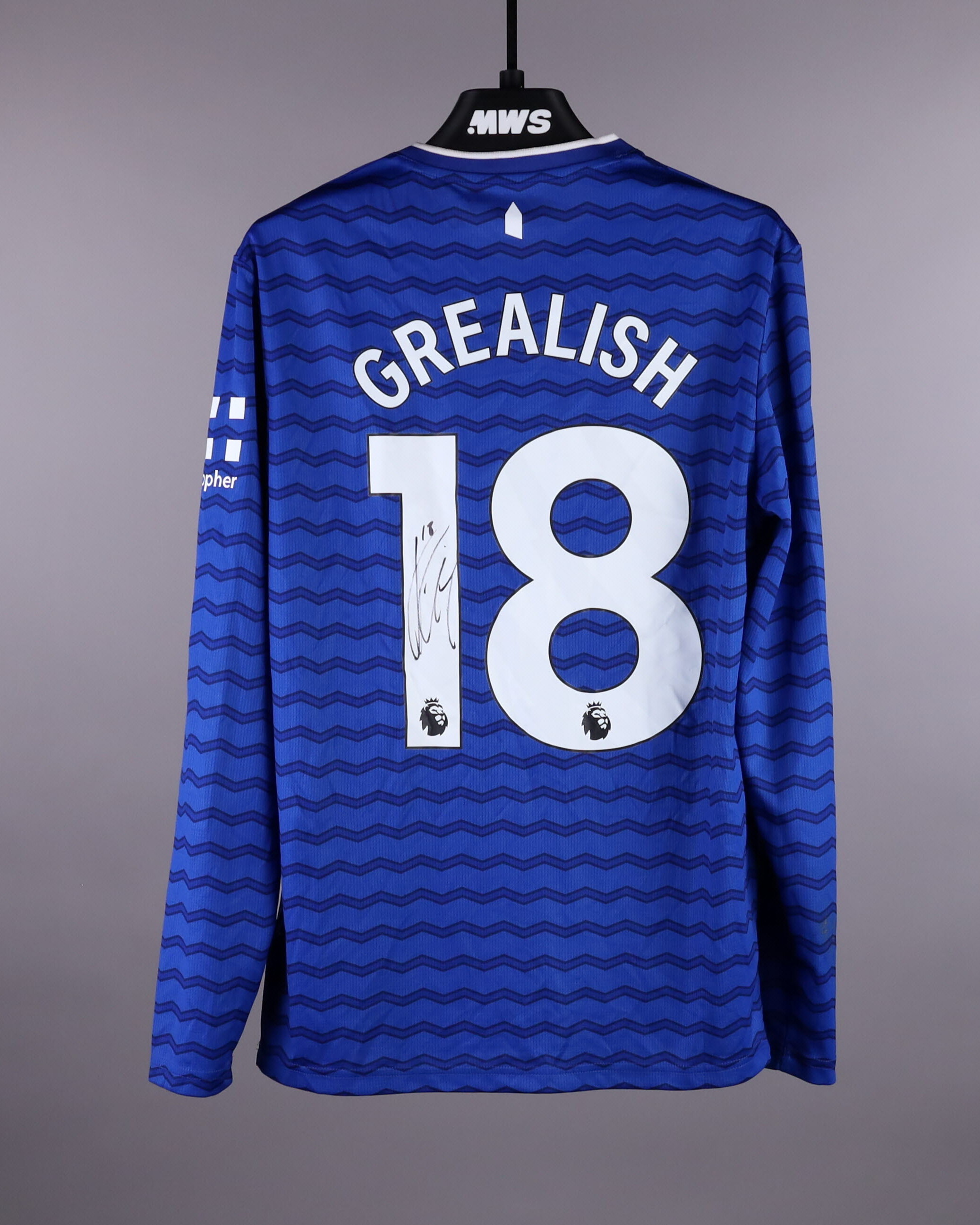 Jack Grealish | Everton - Fulham | MatchWornShirt