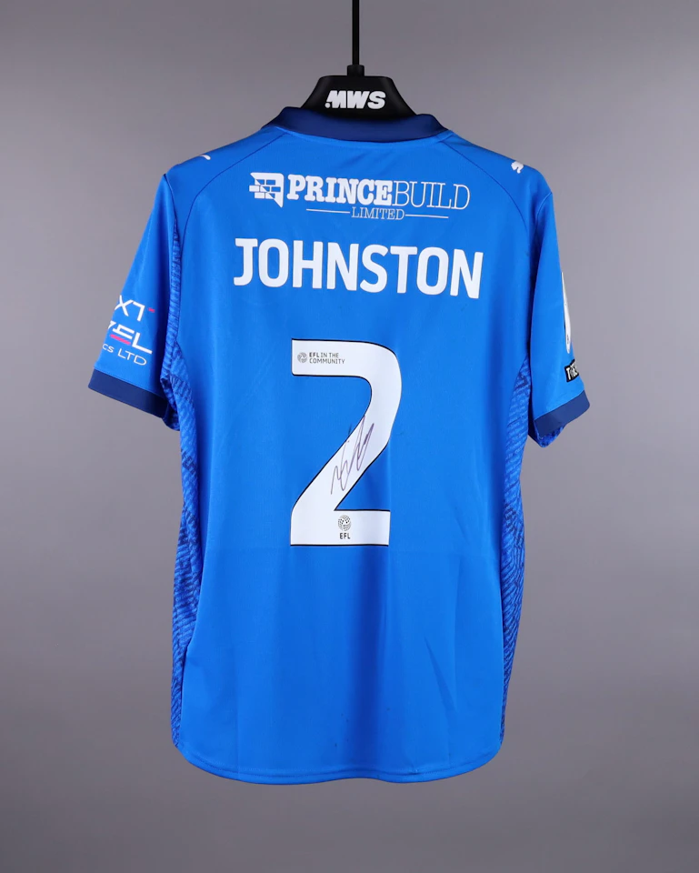 Peterborough United-Trikot von Carl Robert Johnston