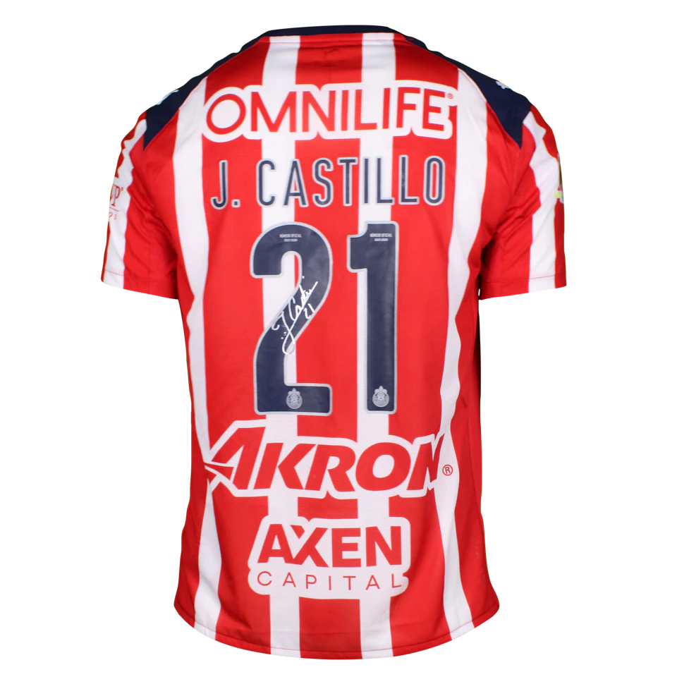 José Castillo Pérez Chivas Guadalajara camisa.