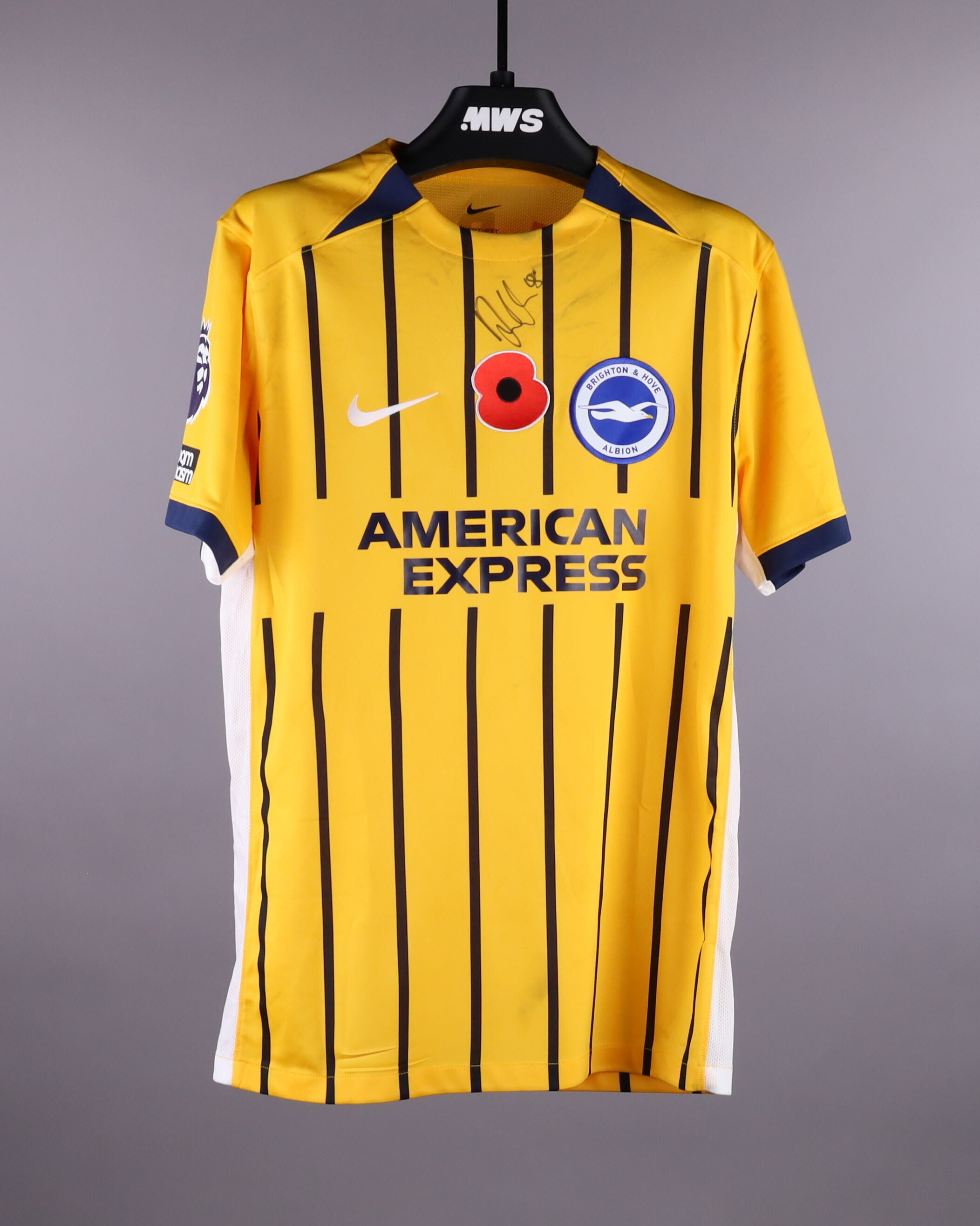 ウェア Brighton&Hove Albion 21-22 Signed Shirt ウェア Brighton&Hove Albion 21-22 Signed Shirt ウェア
