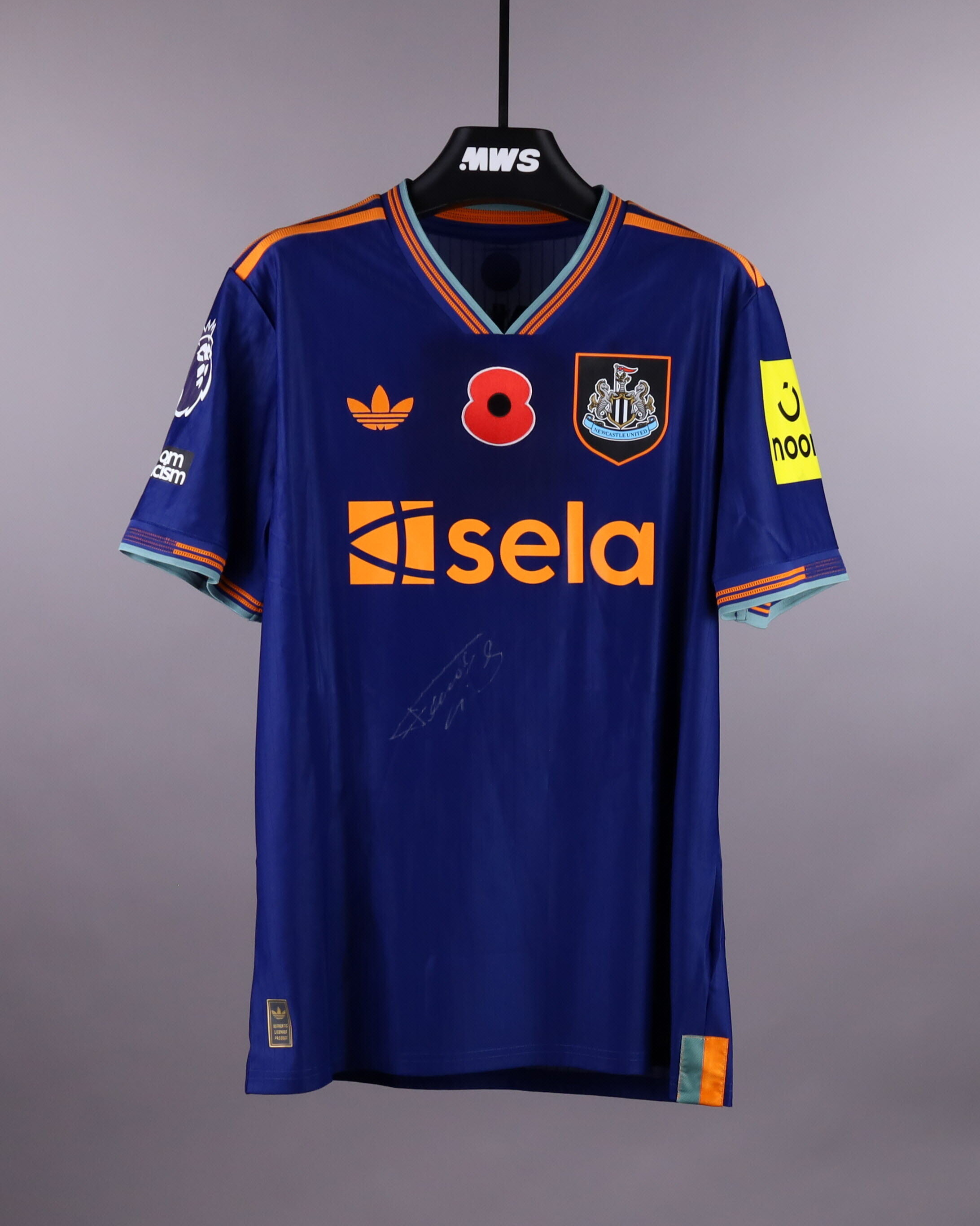Official Newcastle United Soccer Game-Worn Jerseys Auctions