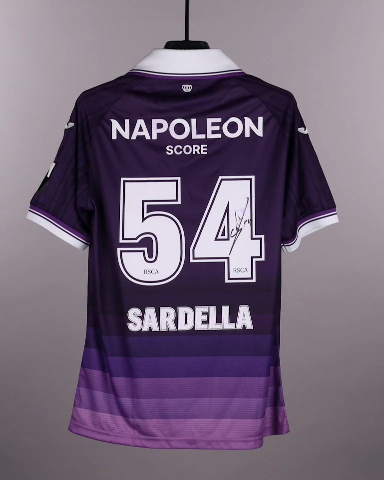 Killian Sardella RSC Anderlecht shirt