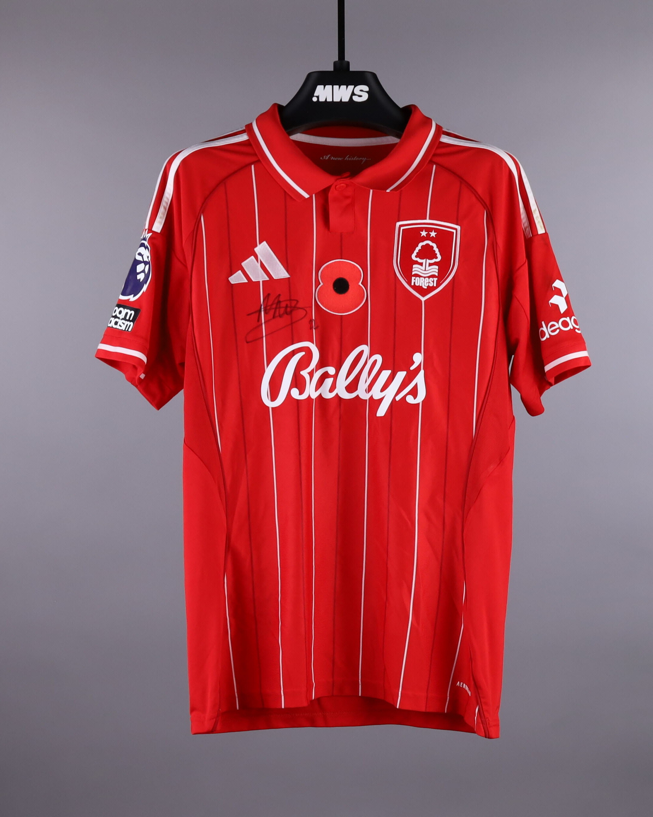 Official Nottingham Forest Soccer Game-Worn Jerseys Auctions