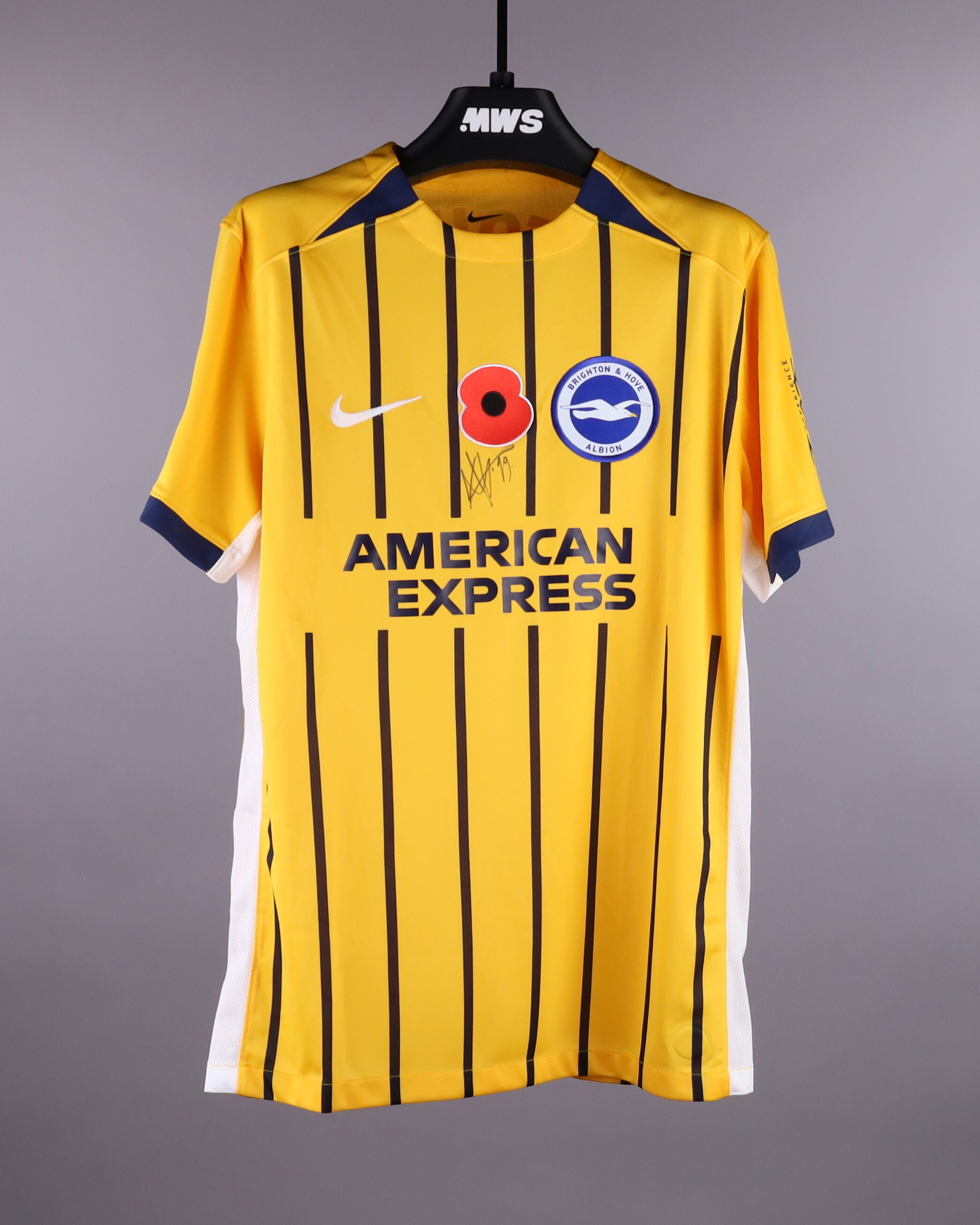 ウェア Brighton&Hove Albion 21-22 Signed Shirt Brighton & Hove Albion Soccer Jerseys | MWS
