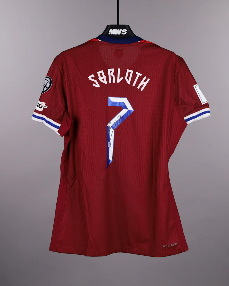 Alexander Sørloth | Norway - Estonia | MatchWornShirt