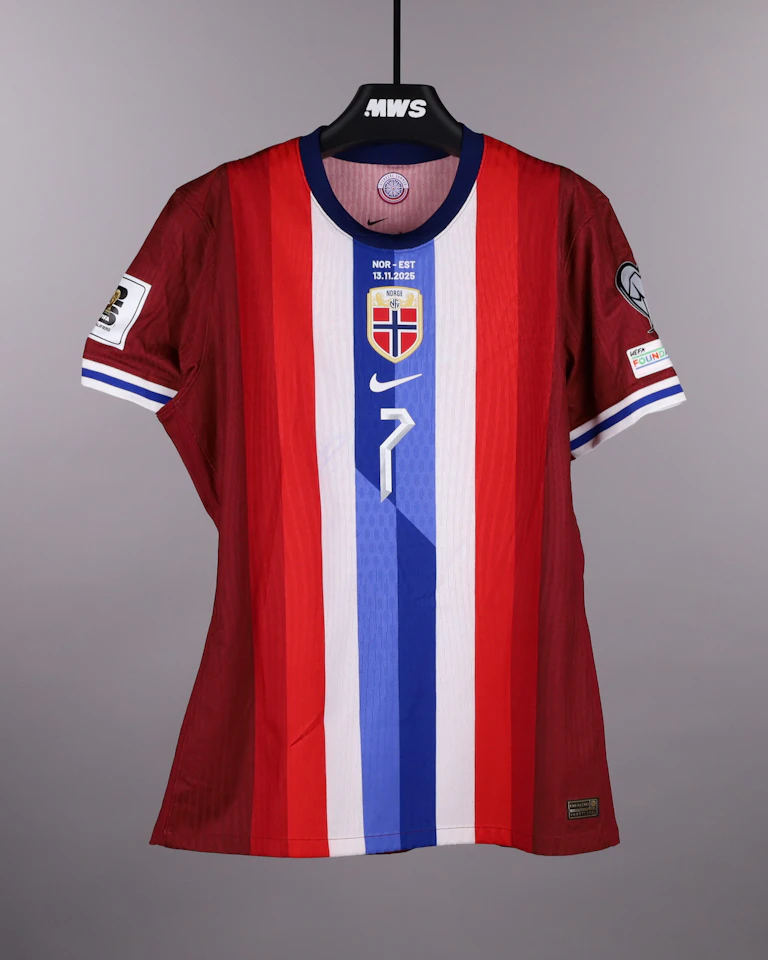 Alexander Sørloth | Norway - Estonia | MatchWornShirt