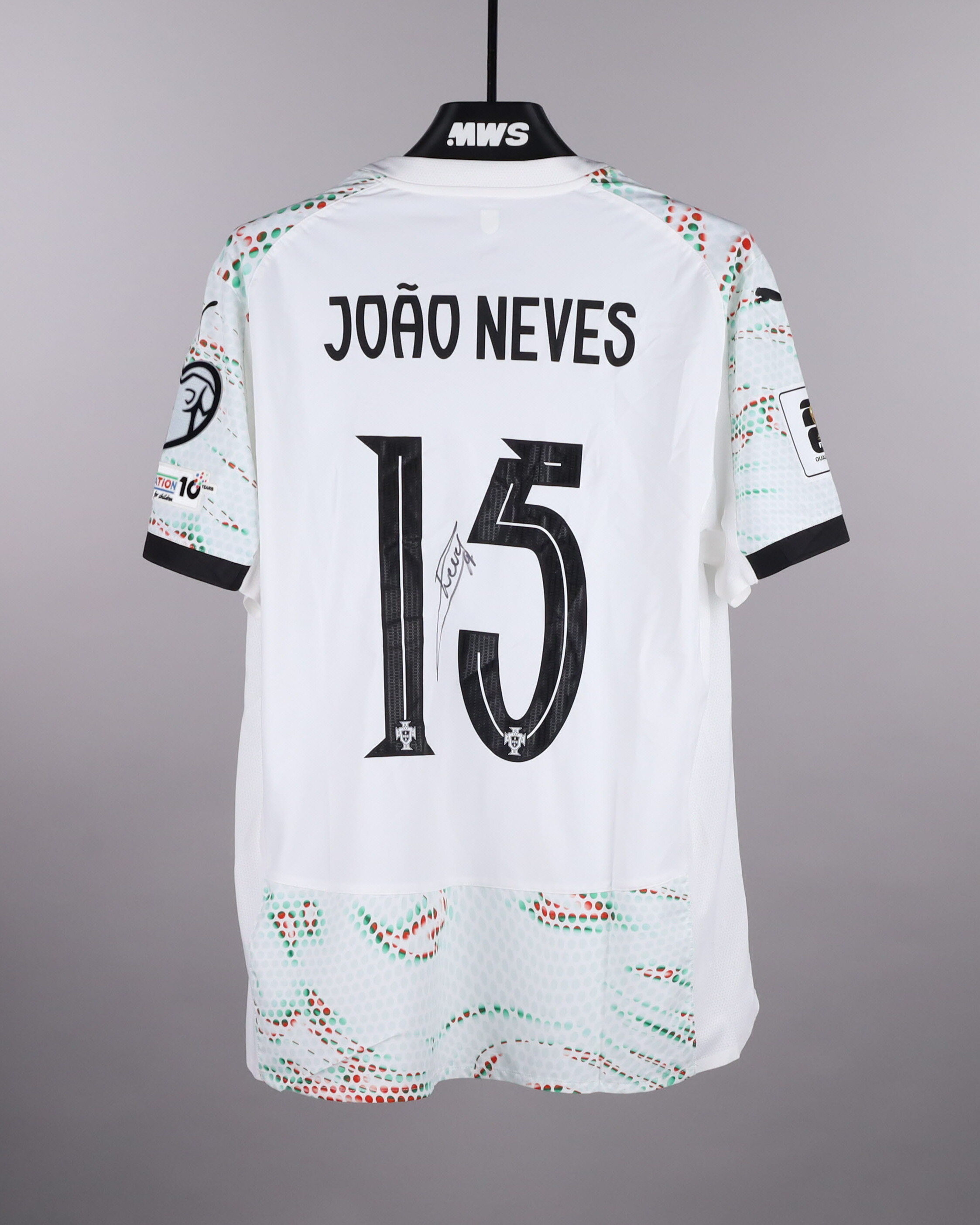 João Neves | Republic of Ireland - Portugal | MatchWornShirt