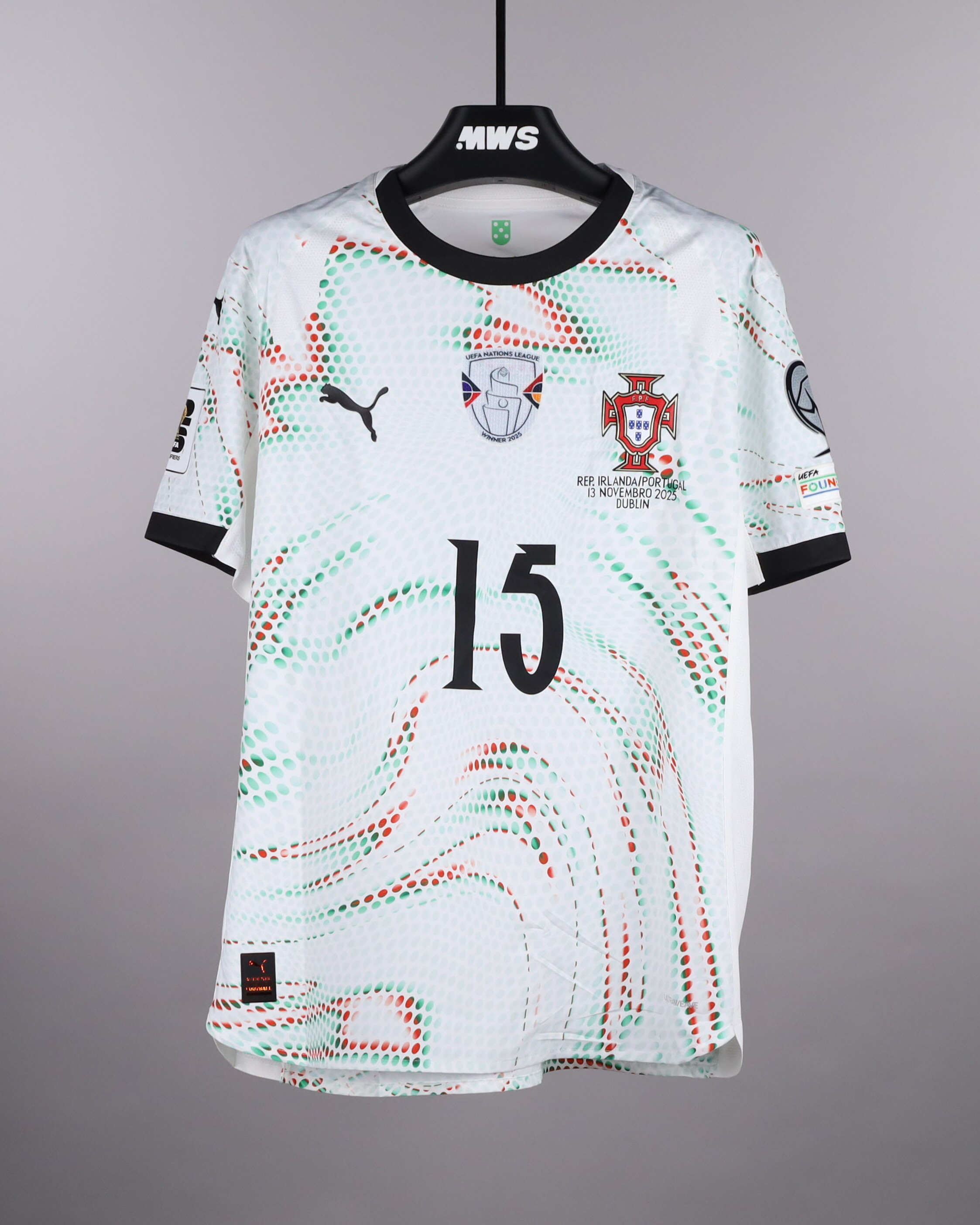 João Neves | Republic of Ireland - Portugal | MatchWornShirt