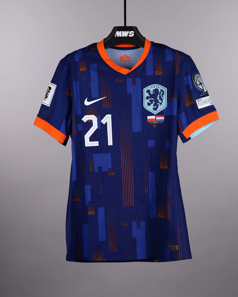来自Netherlands的Frenkie de Jong球衣