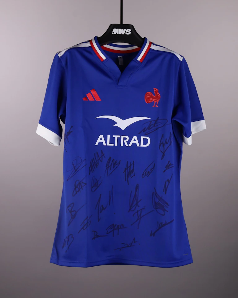 France Rugby - Squad Signed Shirt - 2025 - Home - 2 | France Rugby