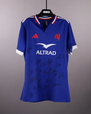 France Rugby - Squad Signed Shirt - 2025 - Home - 4 | France Rugby