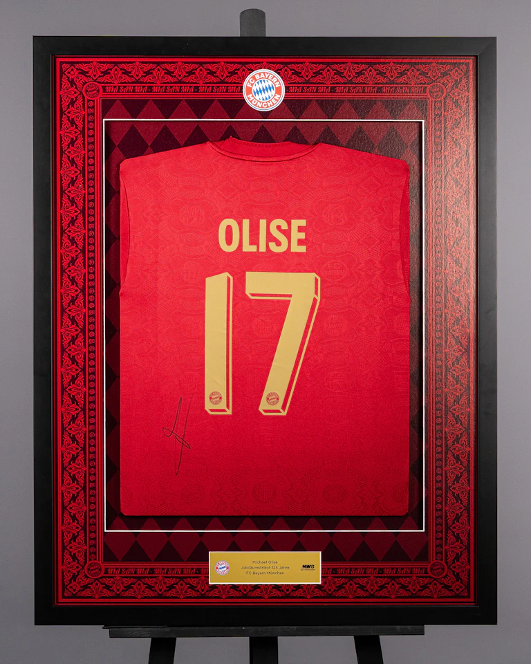 Michael Olise | Limited Edition Framed Signed 125 Anniversary Shirt