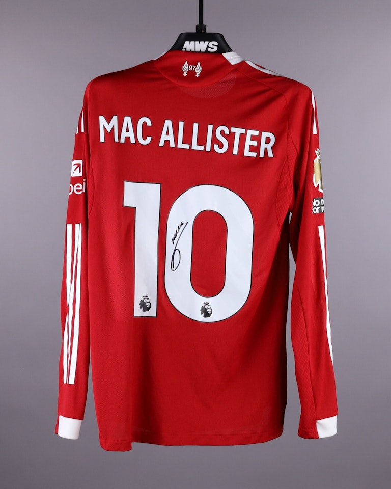 Alexis Mac Allister Liverpool shirt