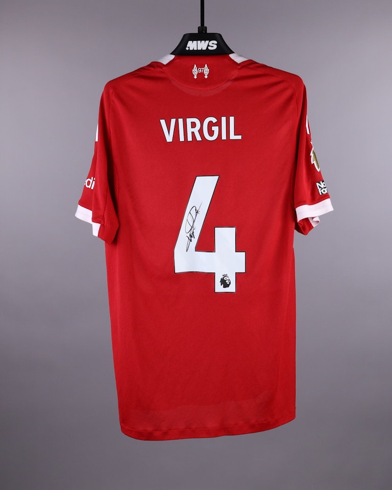 Virgil van Dijk Liverpool shirt