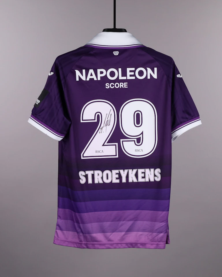 Mario Stroeykens RSC Anderlecht shirt