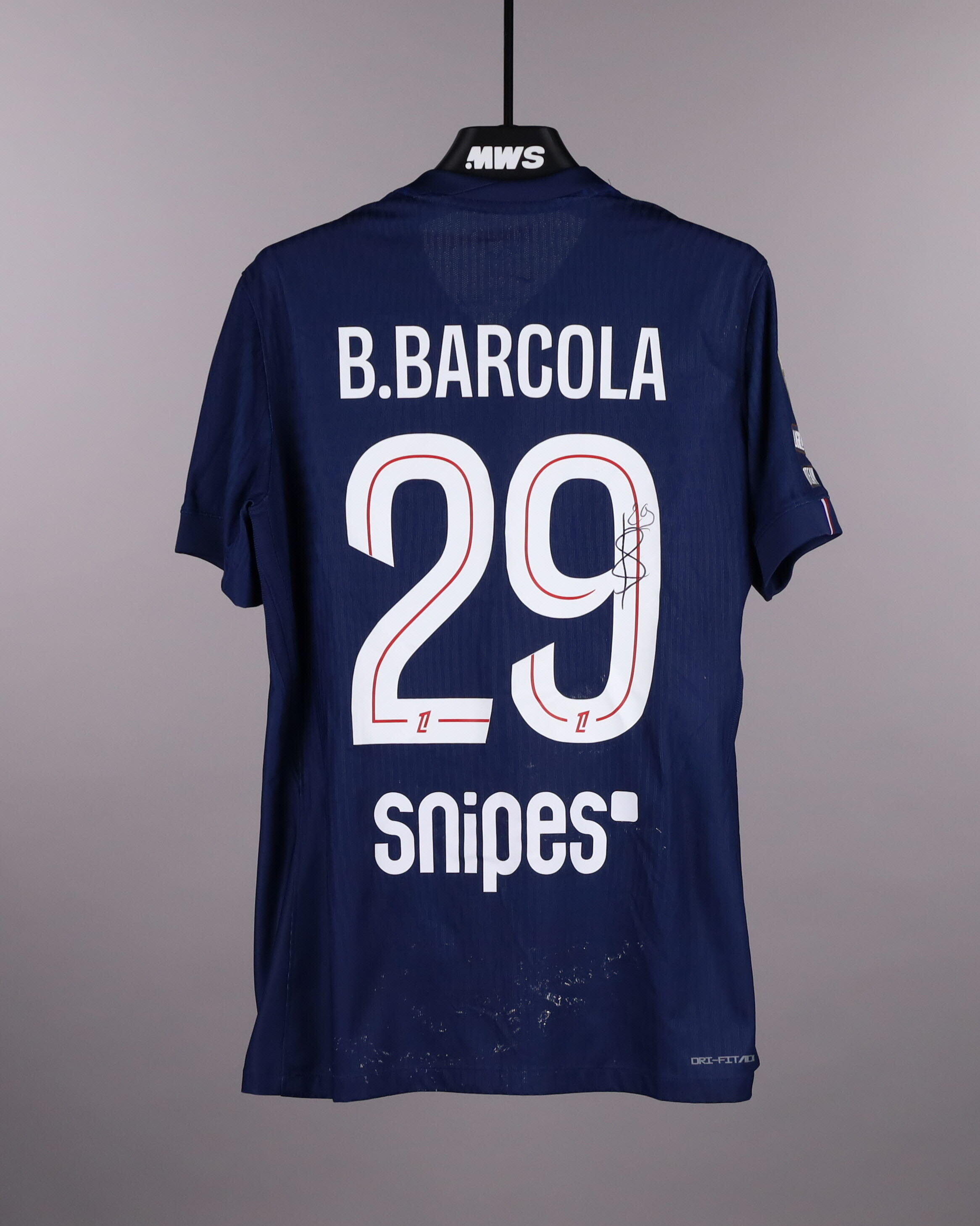 Bradley Barcola Paris Saint-Germain shirt