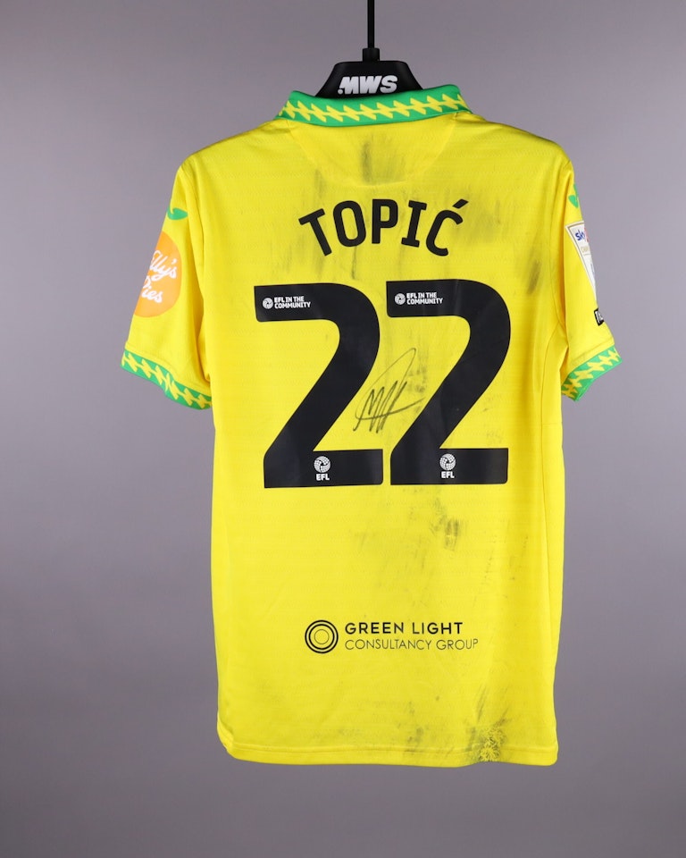 Mirko Topić Norwich City shirt
