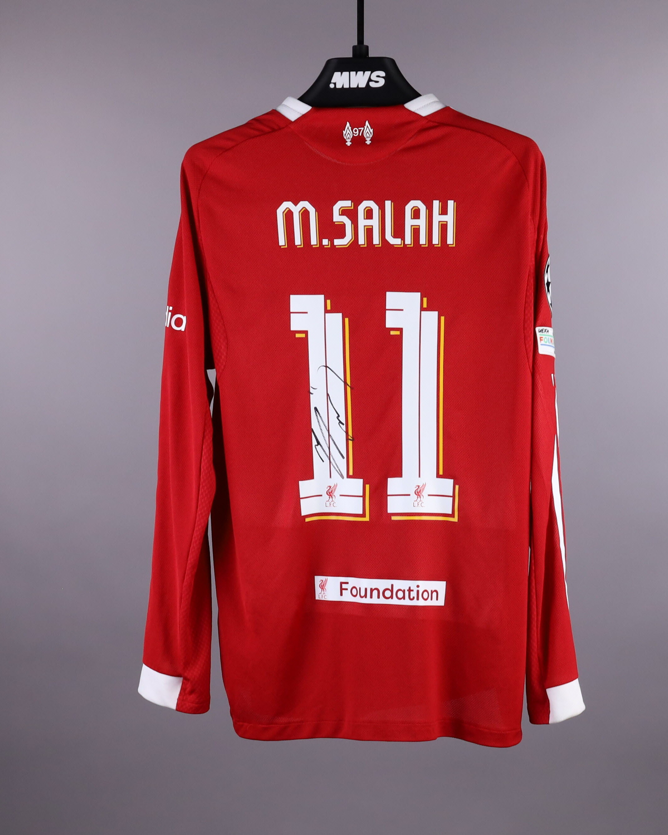 Mohamed Salah | Liverpool - PSV | MatchWornShirt