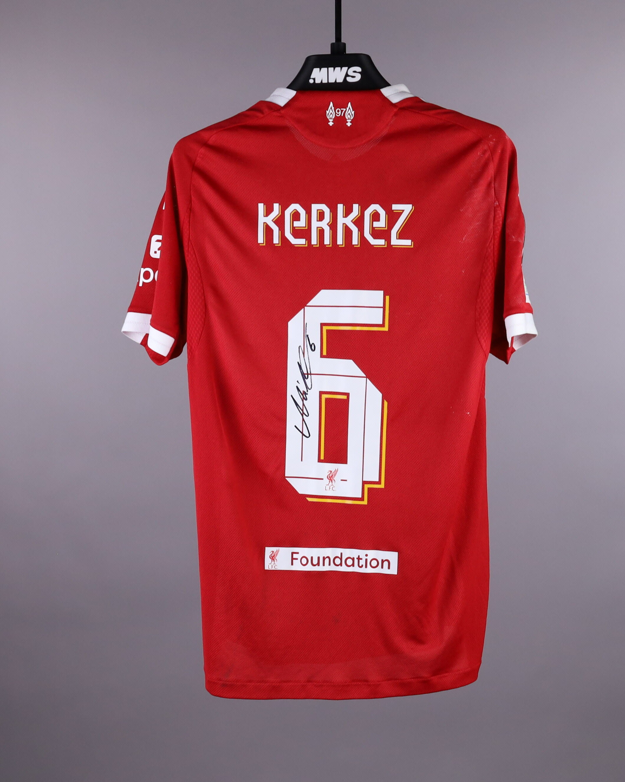 Milos Kerkez Liverpool jersey